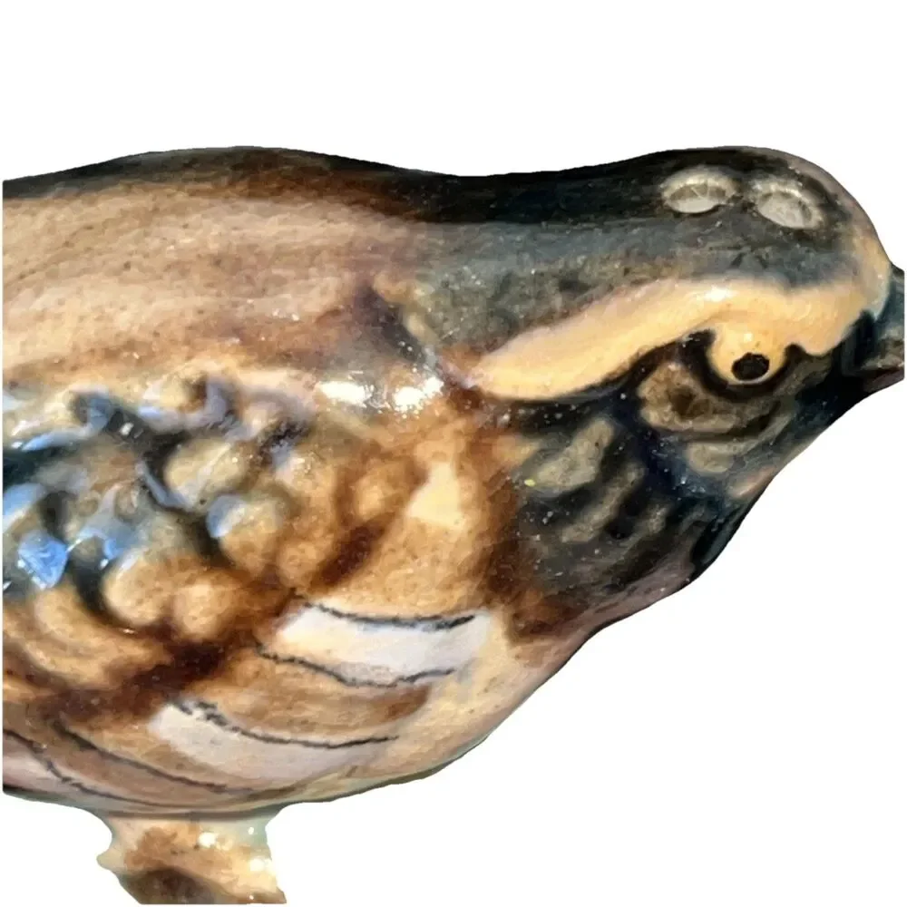 Vintage Salt & Pepper Shakers Quail Rosemeade Pottery Wahpeton North Dakota